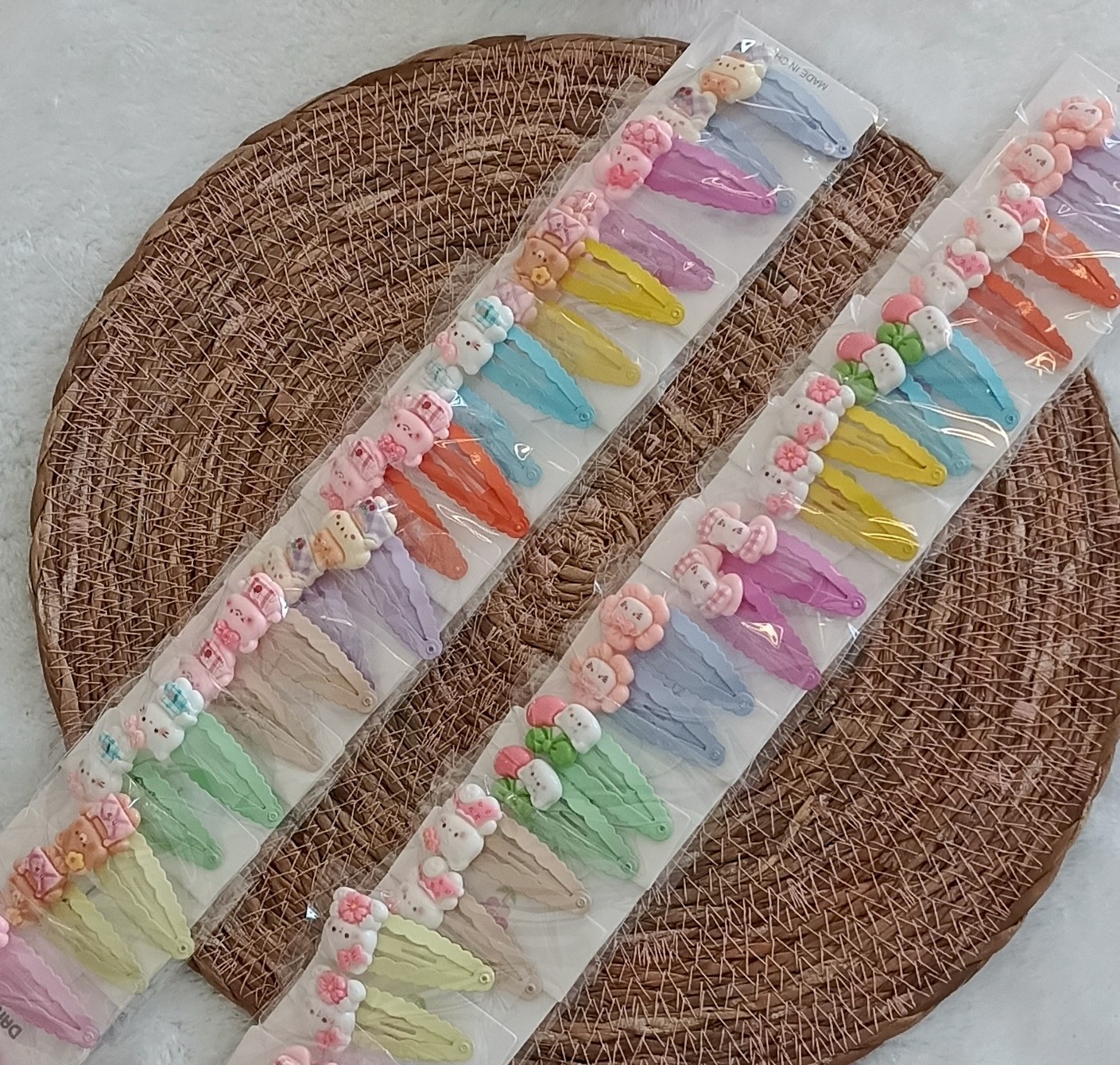 Sevimli Figürlü 2'li Çıtçıt Toka Seti thumbnail