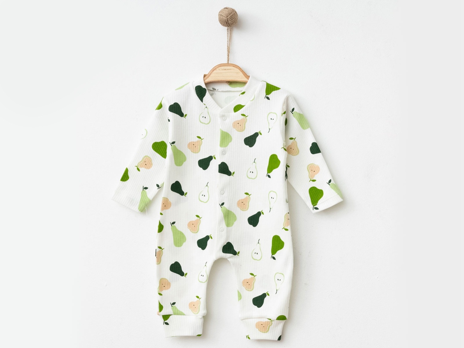 Armut Desenli Fitilli Çıtçıtlı Tulum